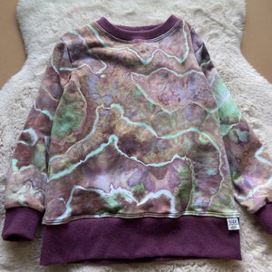 Cotton French Terry Crew Neck Pullover- Size 6